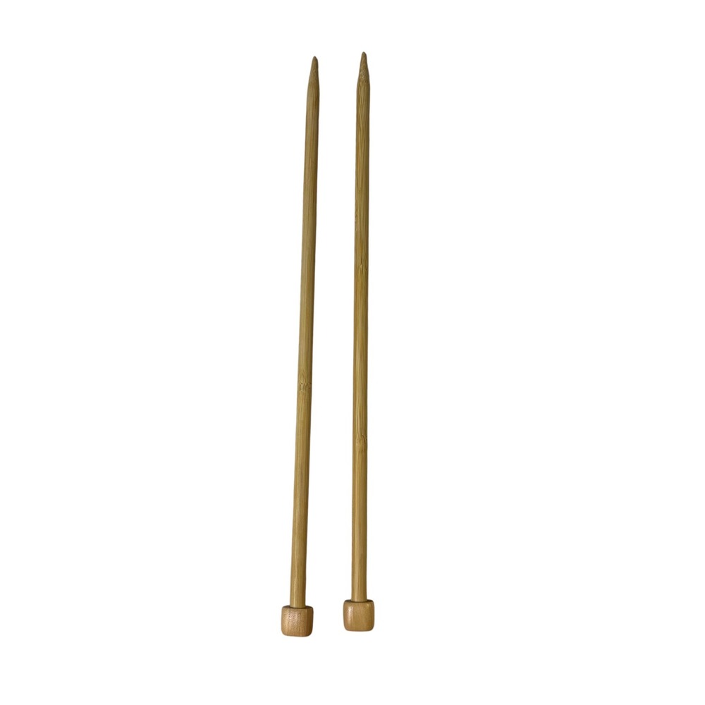 Clover Takumi Bamboo Knitting Needles US 13 9.0mm 13 Inch Single Pointed Pair